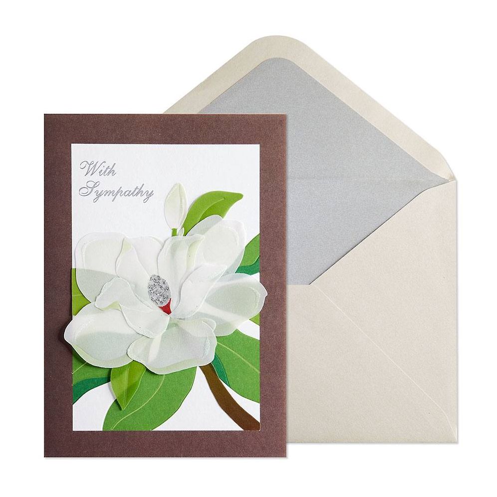 Vellum Flower Sympathy Card