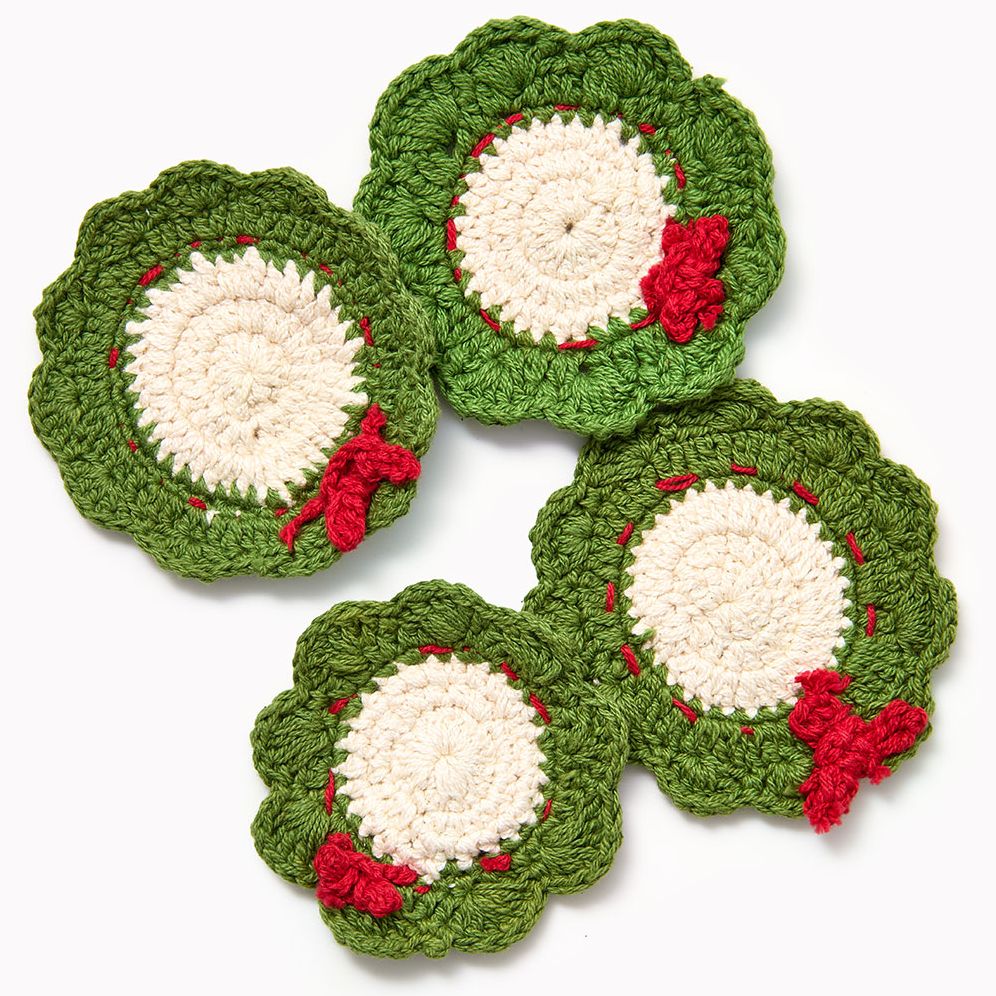 Wreath Coasters