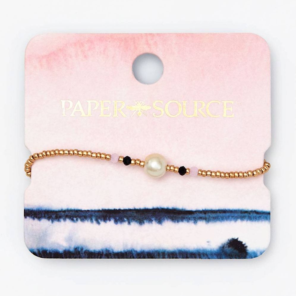Pearlescent Beaded Bracelet
