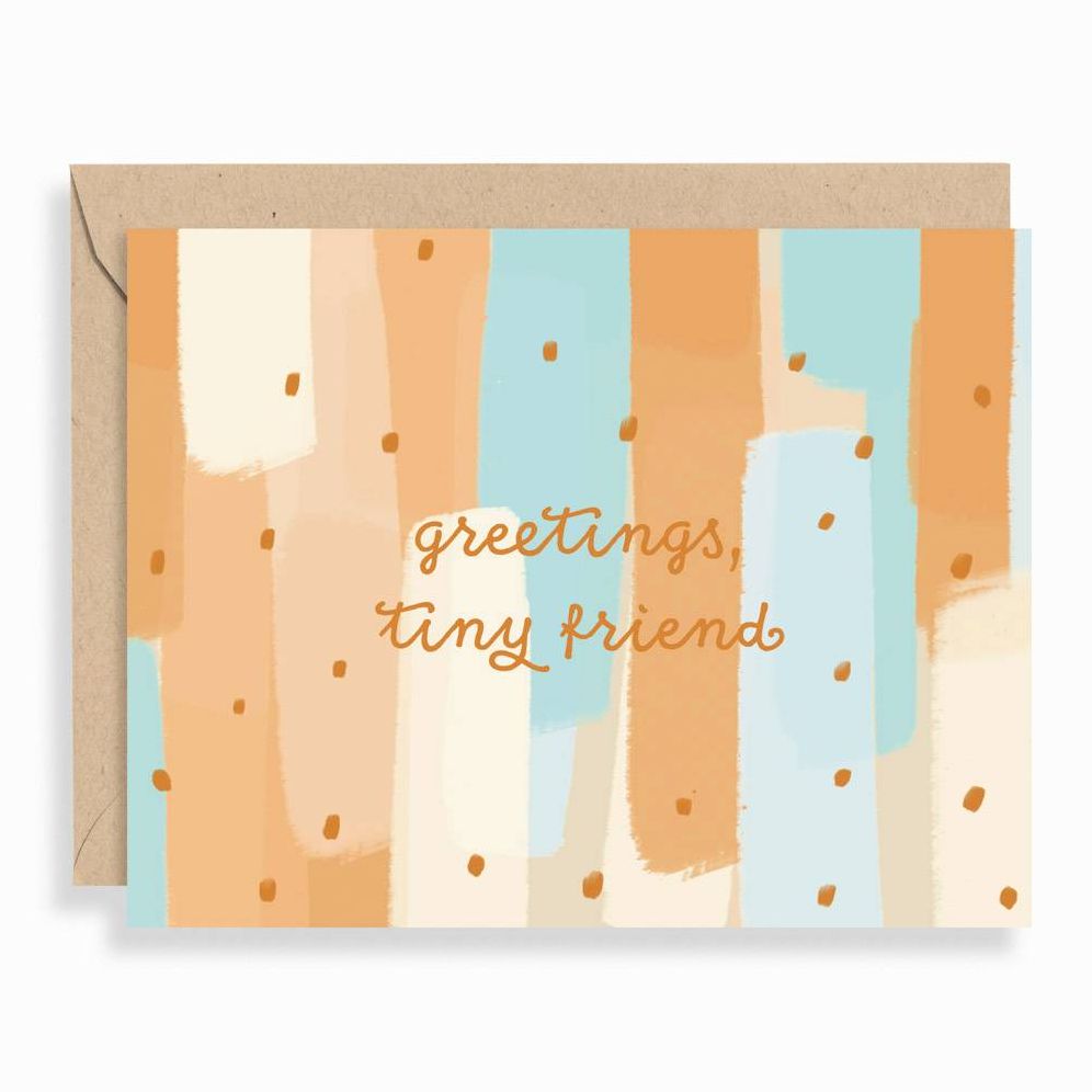 Greetings Tiny Friend Baby Card
