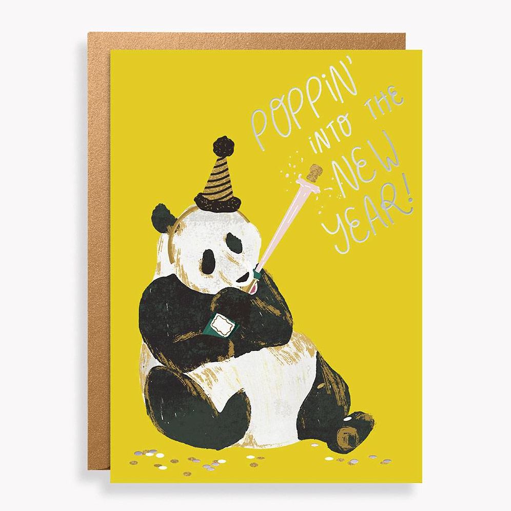 Poppin Panda New Year's Card