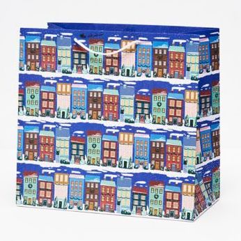 Holiday Houses Large Gift Bag