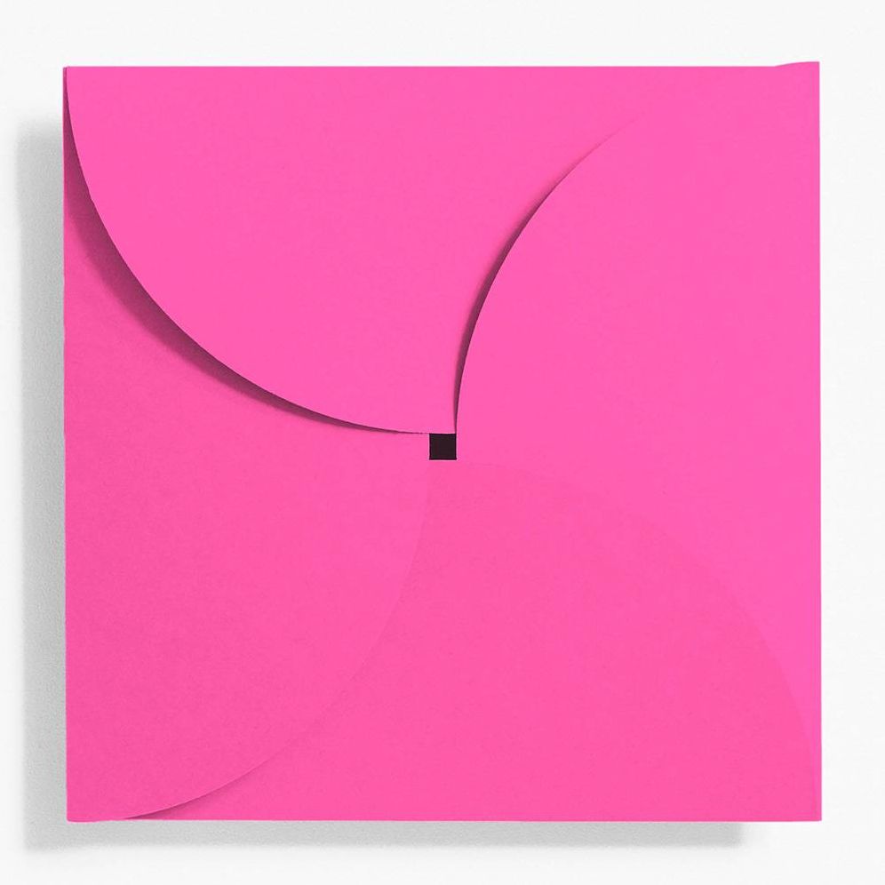 5.25" Square Fuchsia Petal Envelopes