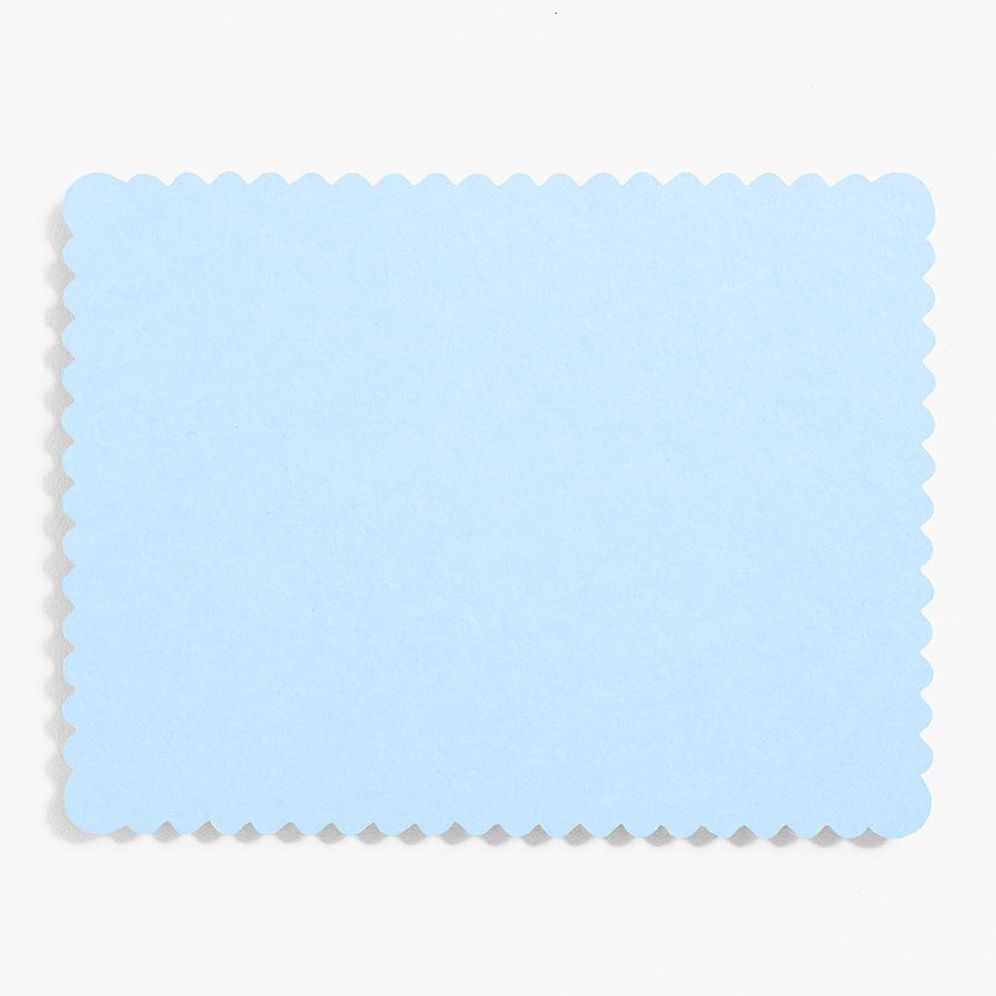 Bluebell A2 Scallop Note Cards