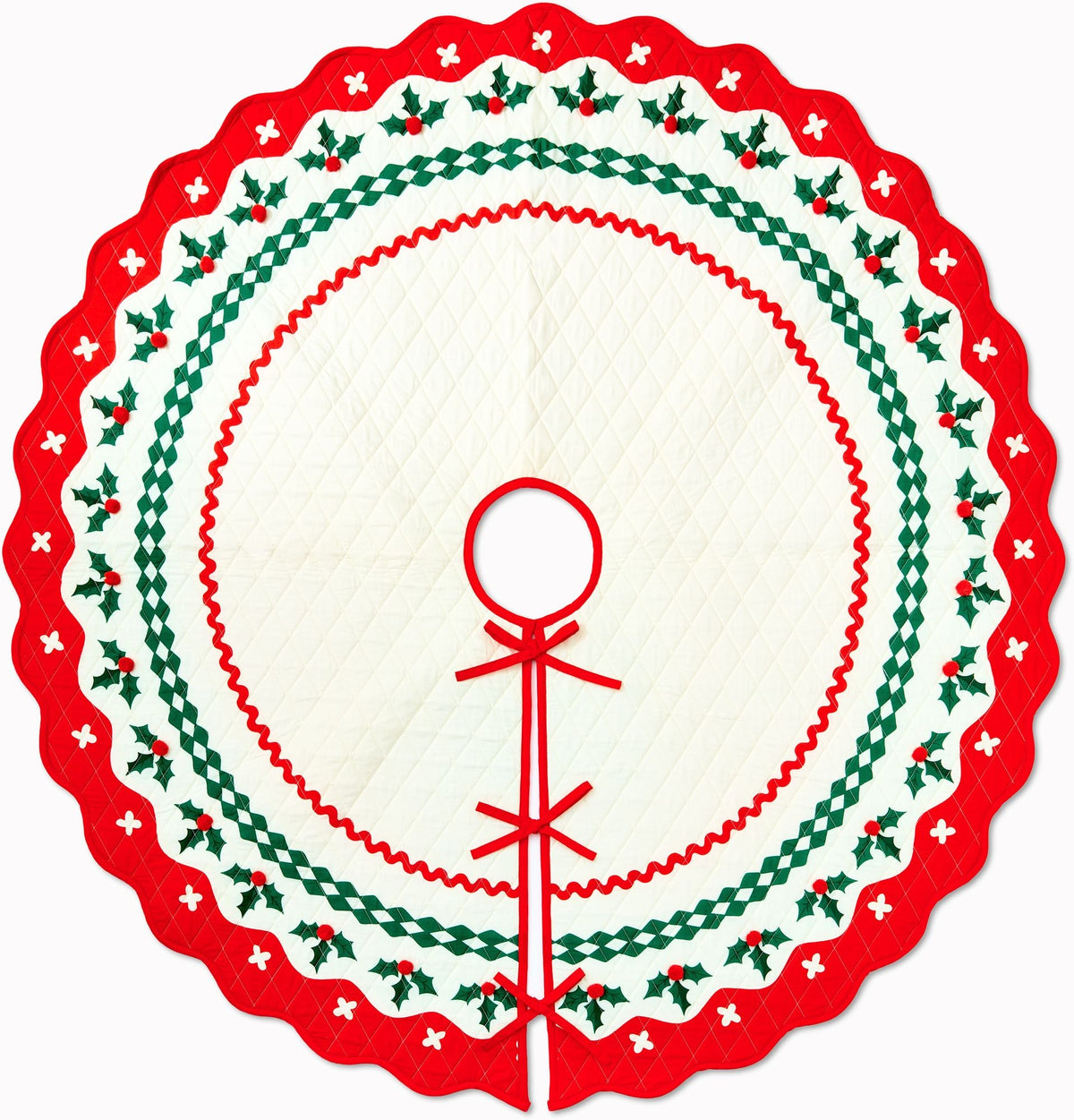 Quilted Vintage Chic Tree Skirt