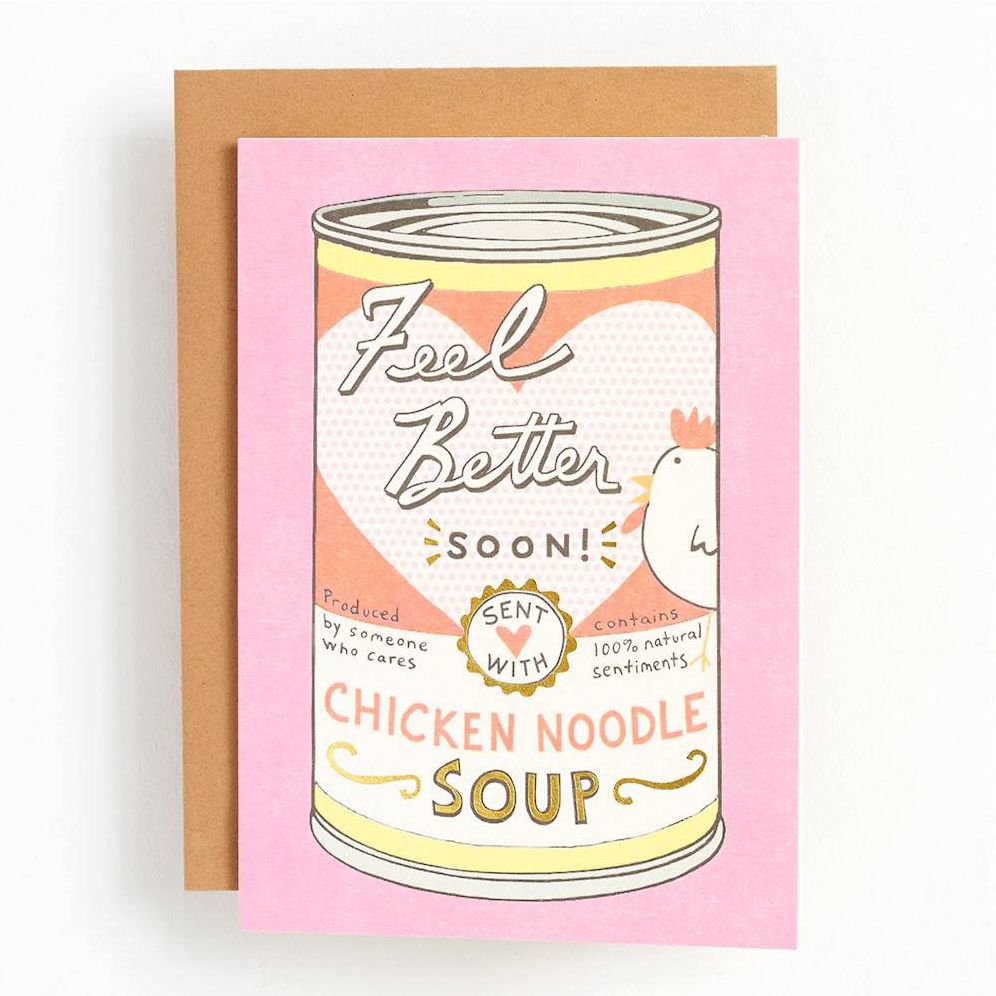 Feel Better Soon Soup Can Card