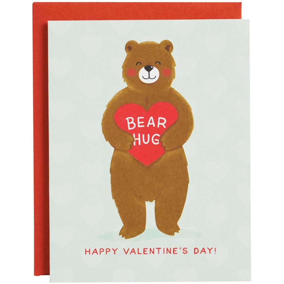 Bear Hug Valentine's Day Card