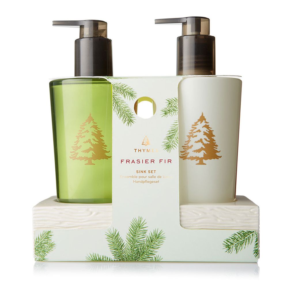 Frasier Fir Hand Lotion and Soap Sink Set