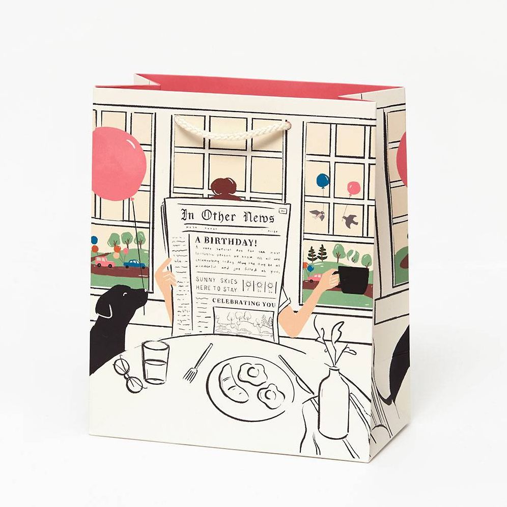 Birthday News Medium Gift Bag