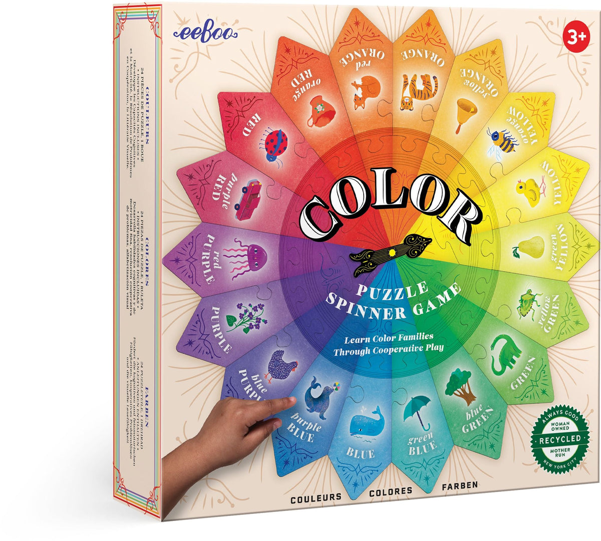 Color Puzzle Spinner Game