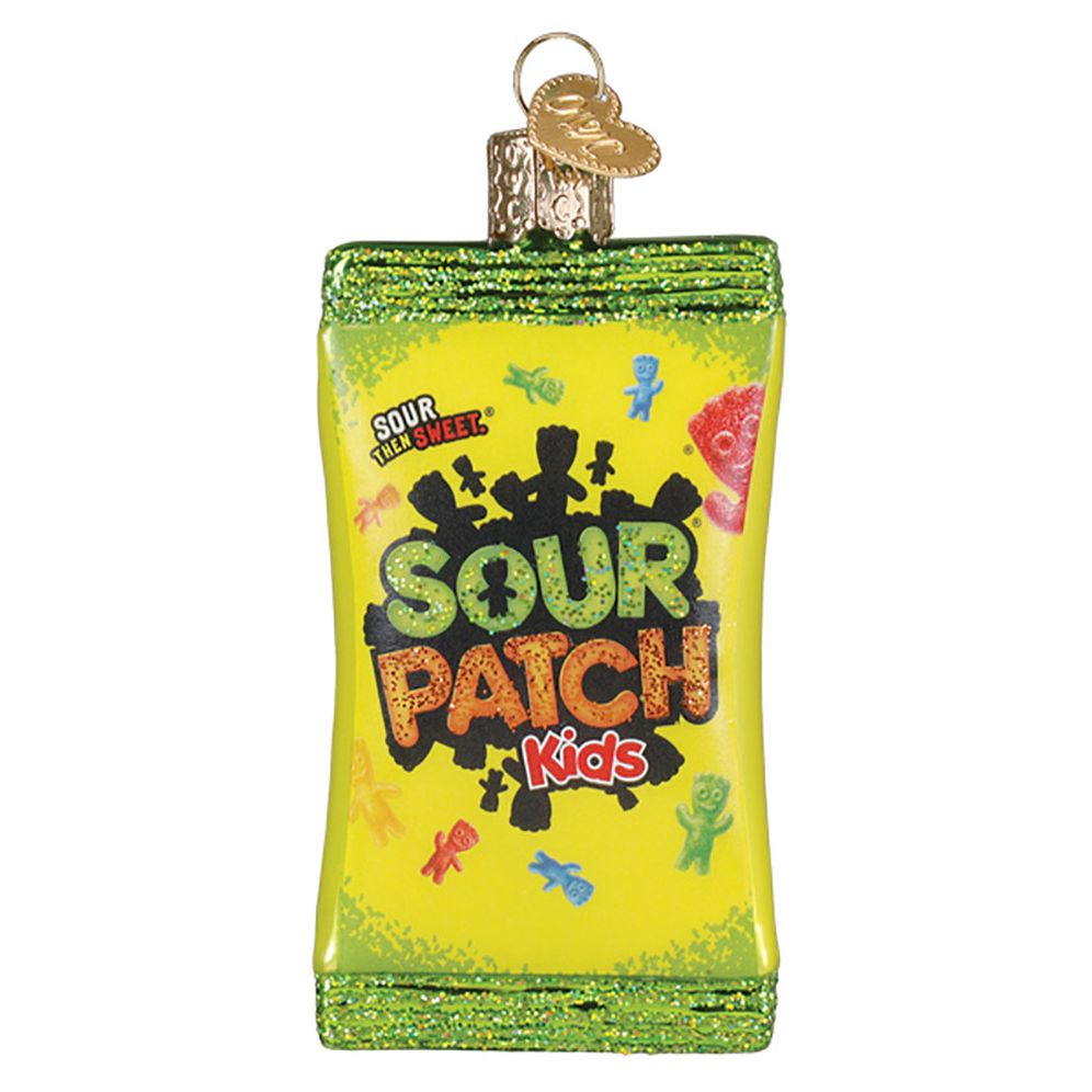 Sourpatch Glass Ornament