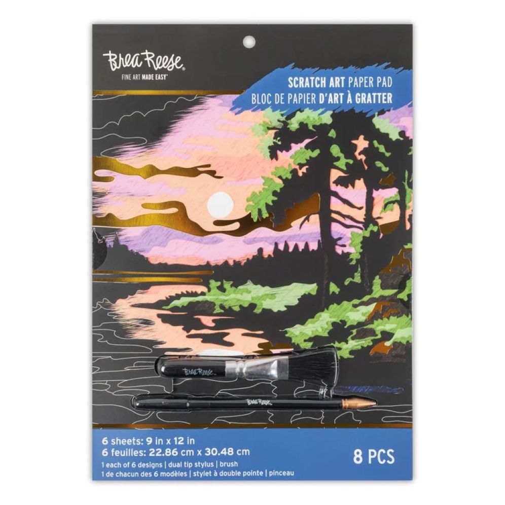 Scratch Art Landscape Kit