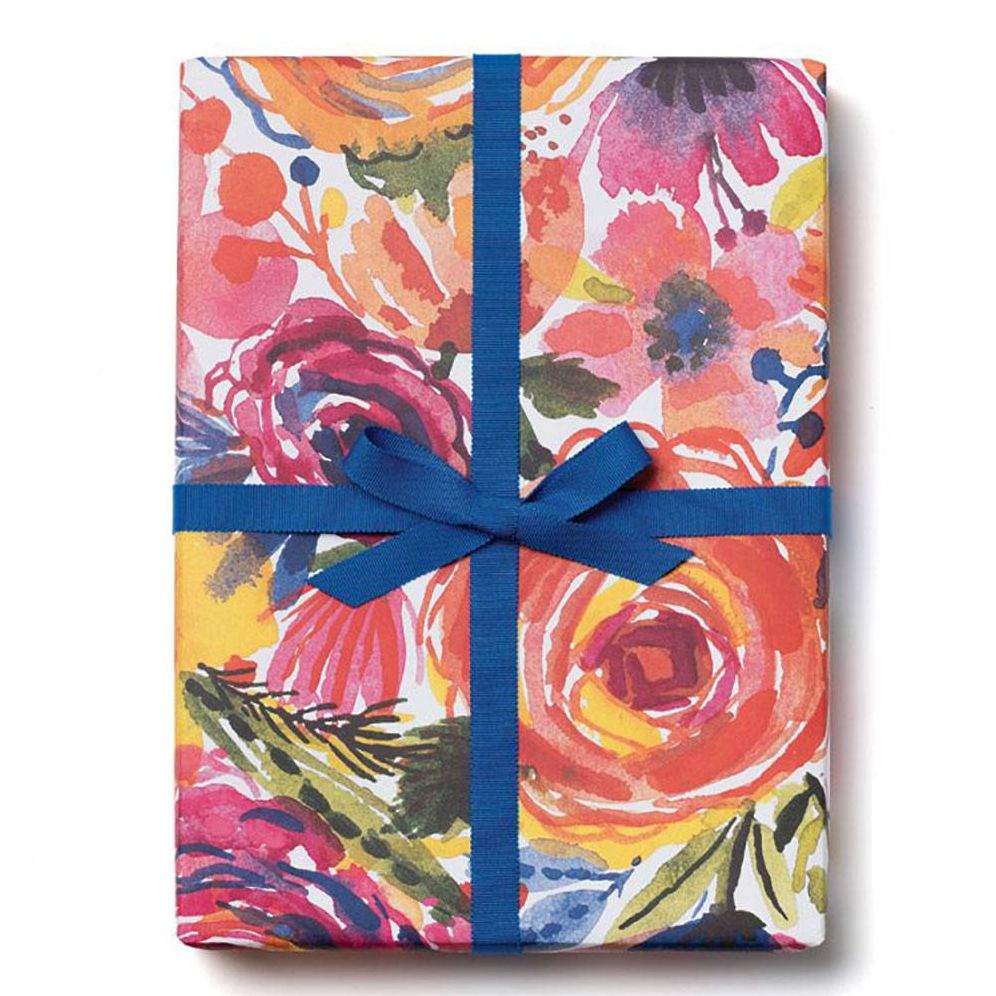 Romantic Rose Colorful Flat Wrap