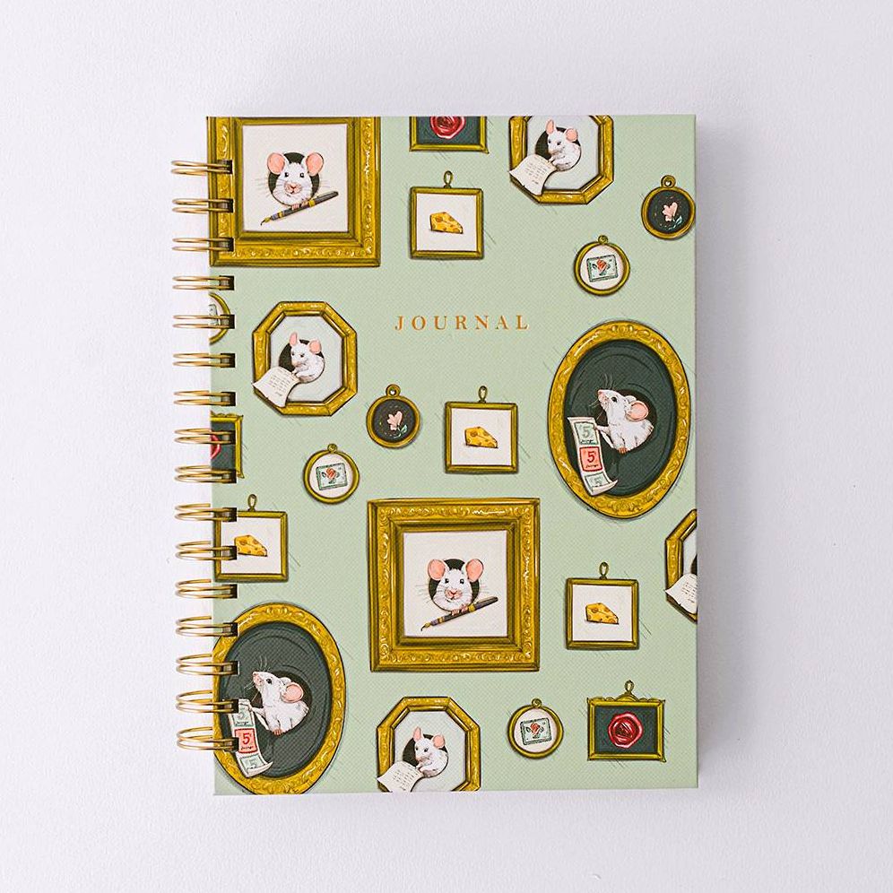 Mouse Cameo Spiral Notebook