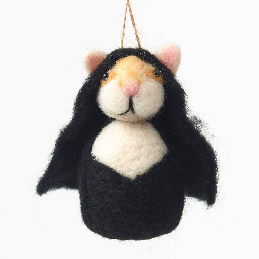 Monalisa Felt Cat Ornament