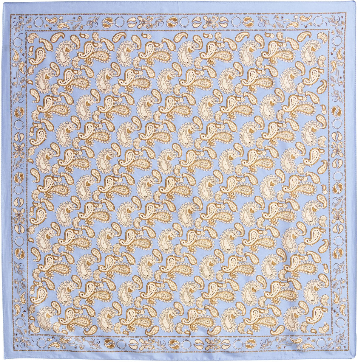 Blue Paisley Scarf