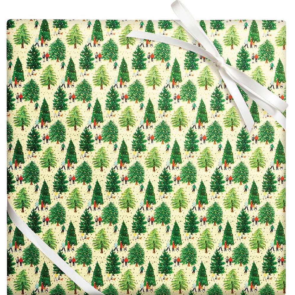 Christmas Tree Farm Stone Wrapping Paper