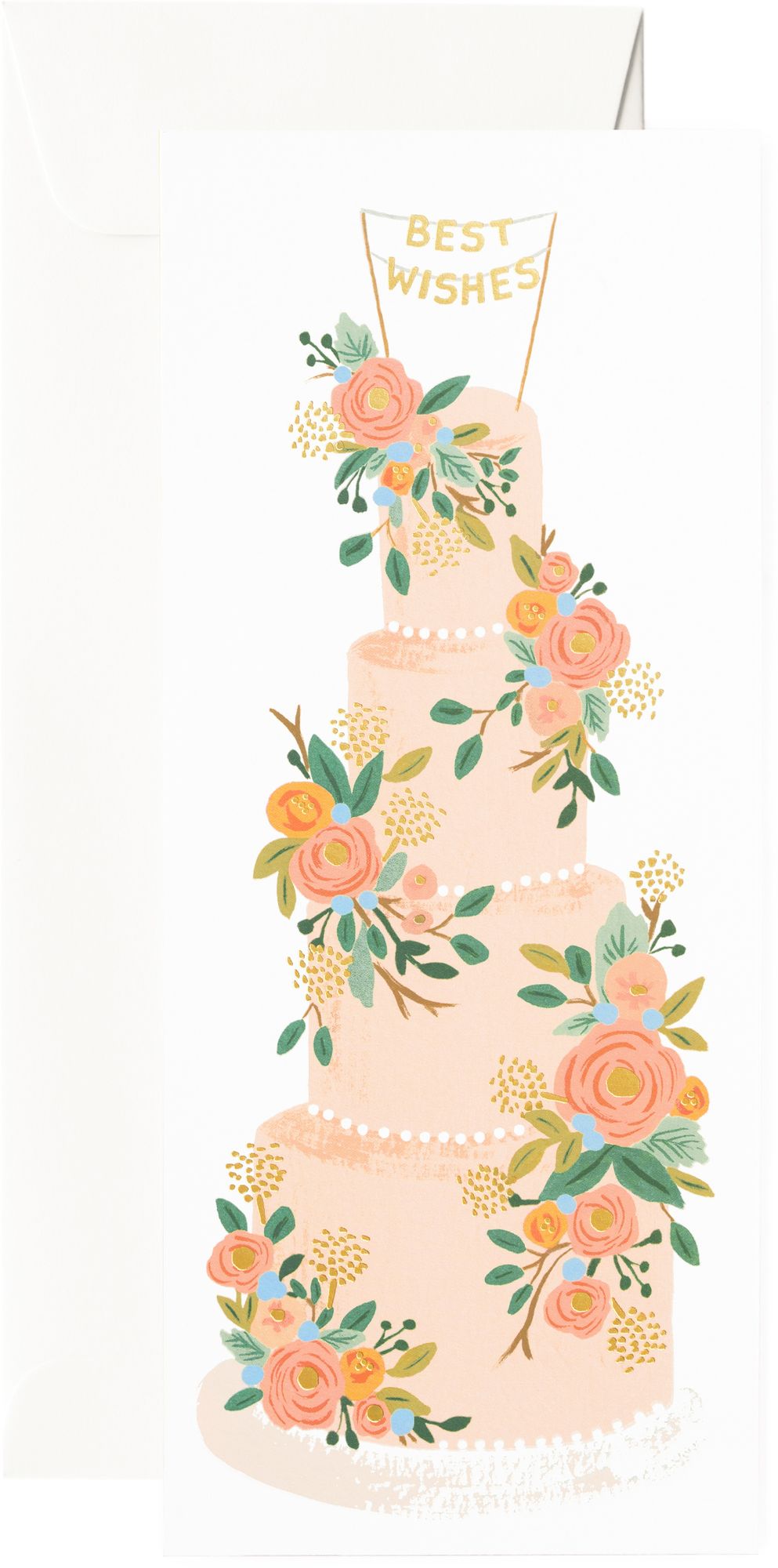 Best Wishes Wedding Money Card