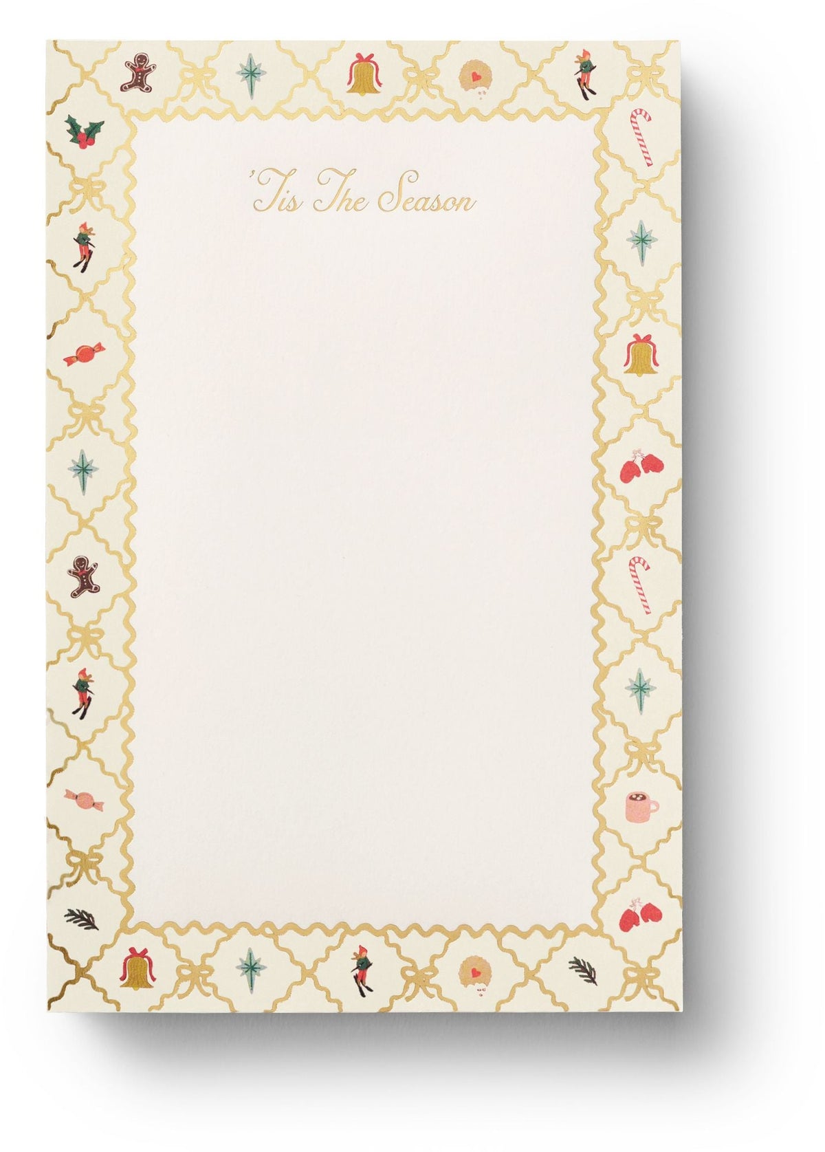 Holiday Argyle Notepad