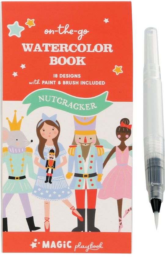 Nutcracker Pocket Watercolor Paint Book