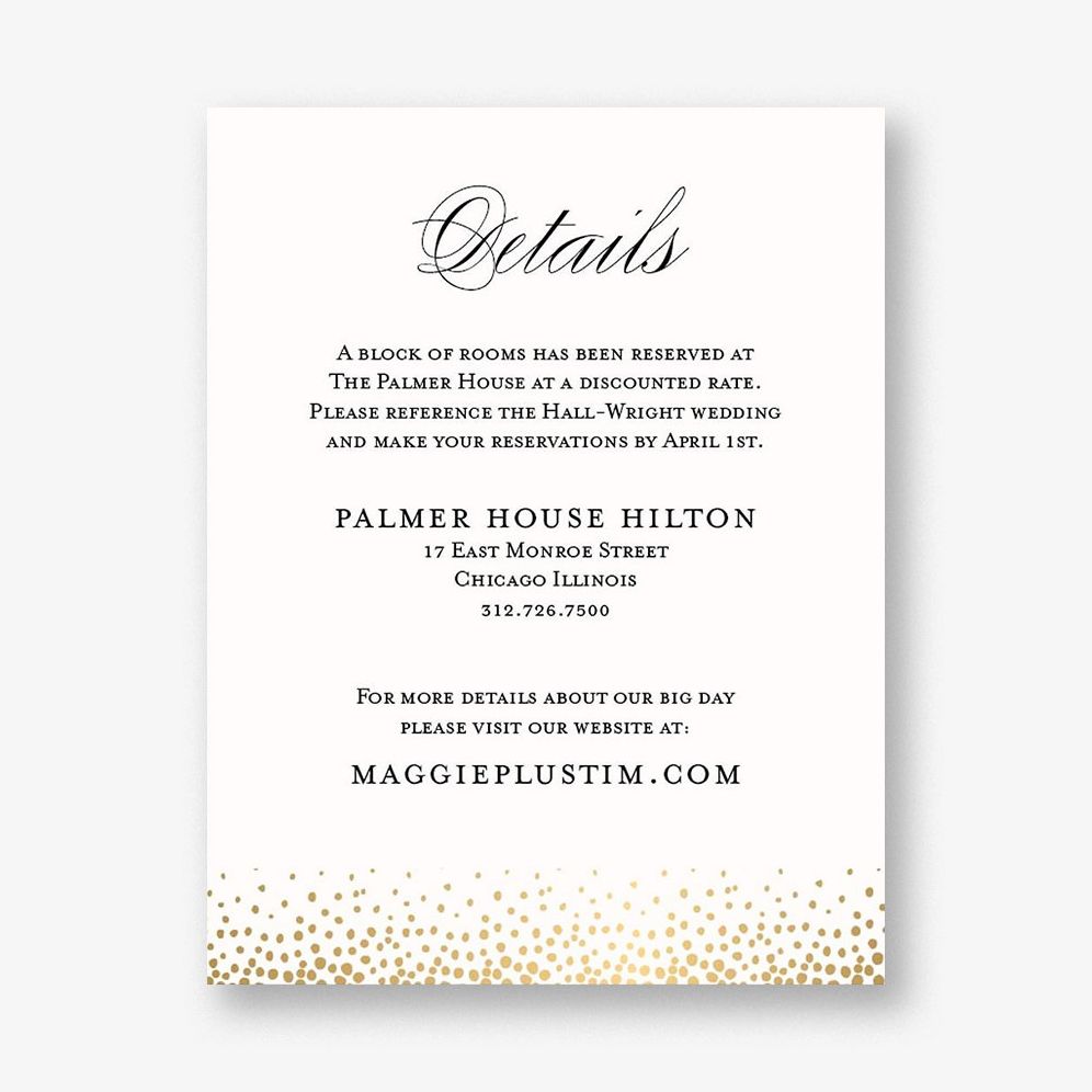 Champagne Border Information Card