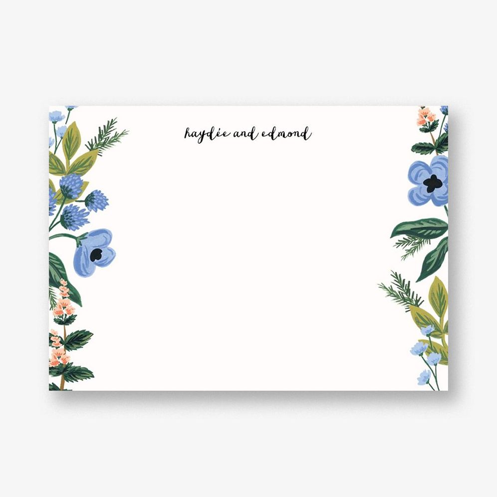 August Herbarium Stationery