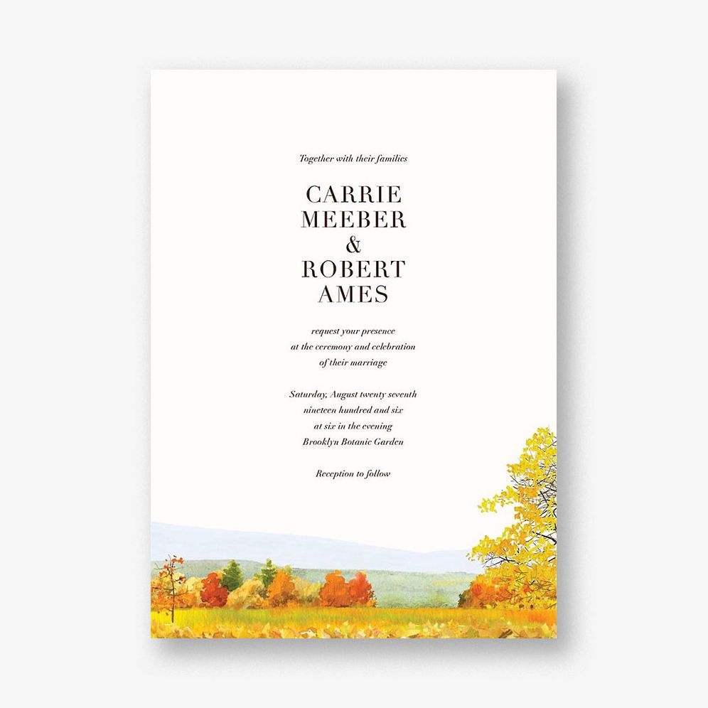 Buckhannon Wedding Invitation