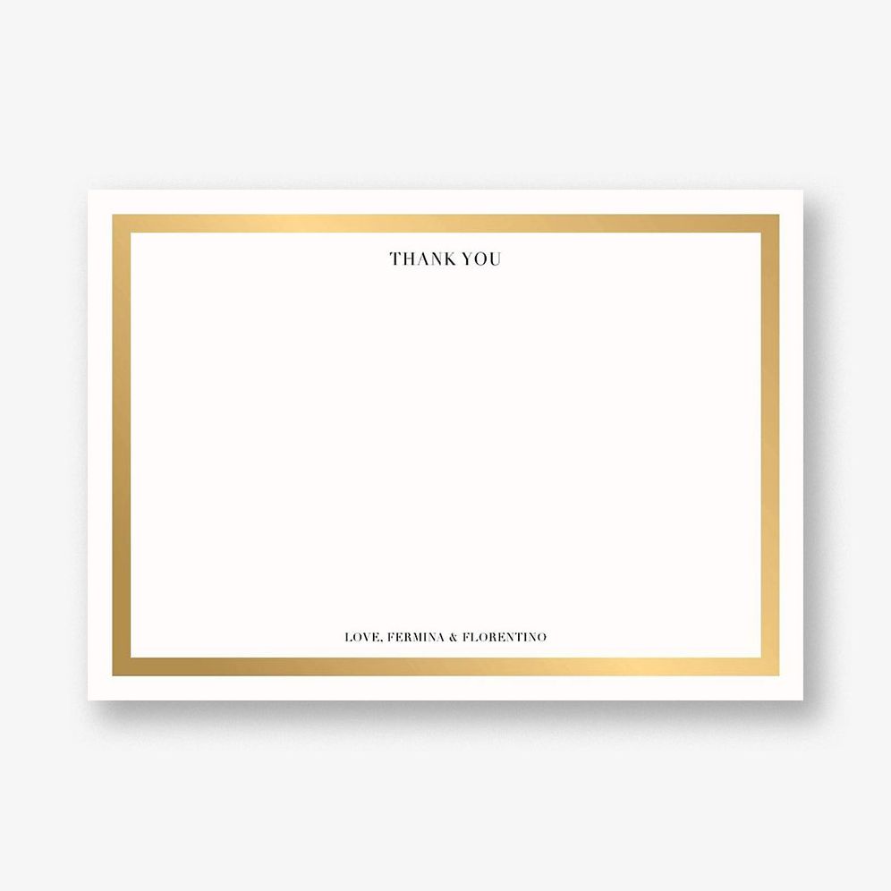 Editorial II Foil Stationery