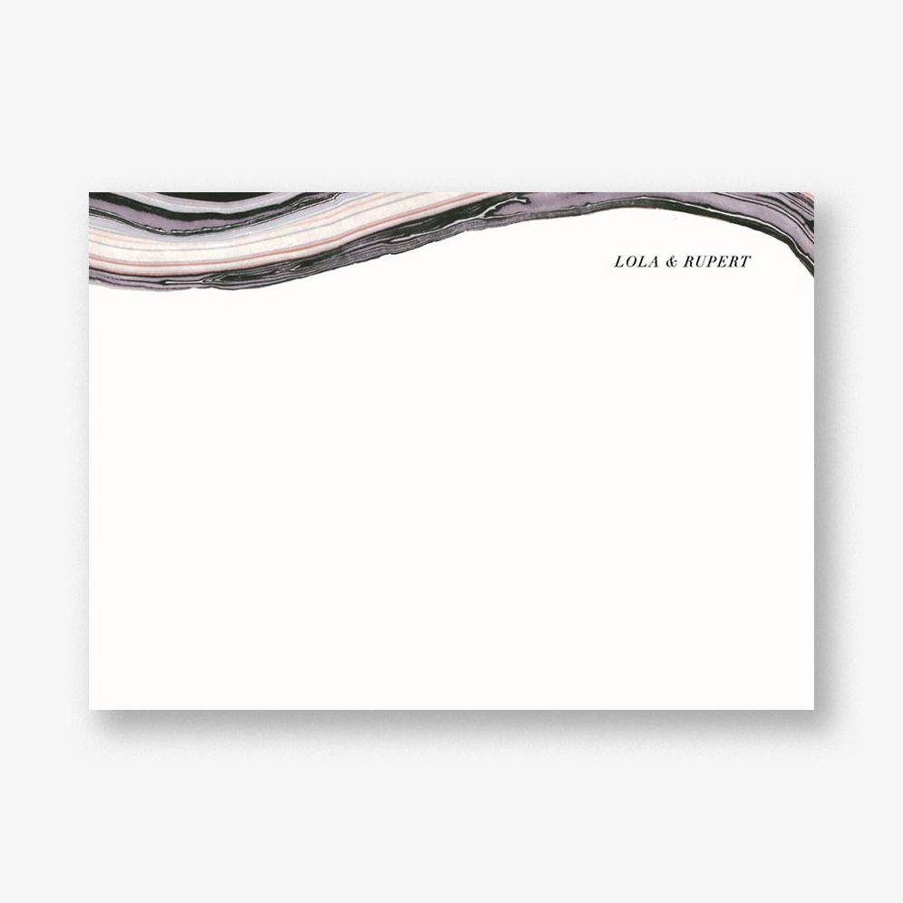 Marbleized Stationery