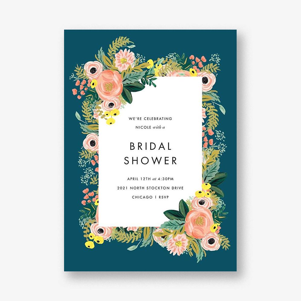 Spring Garden Bridal Shower Invitation