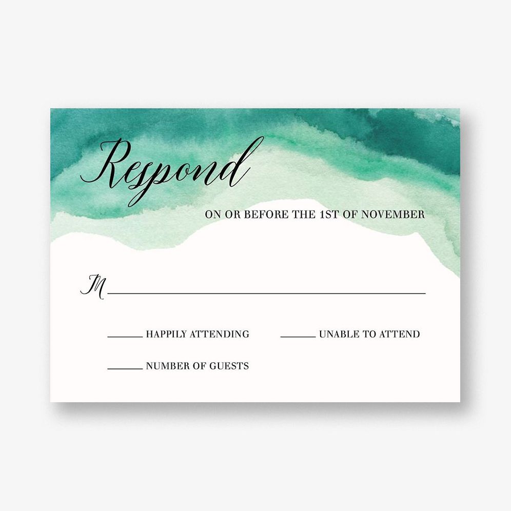 Emerald Response Card