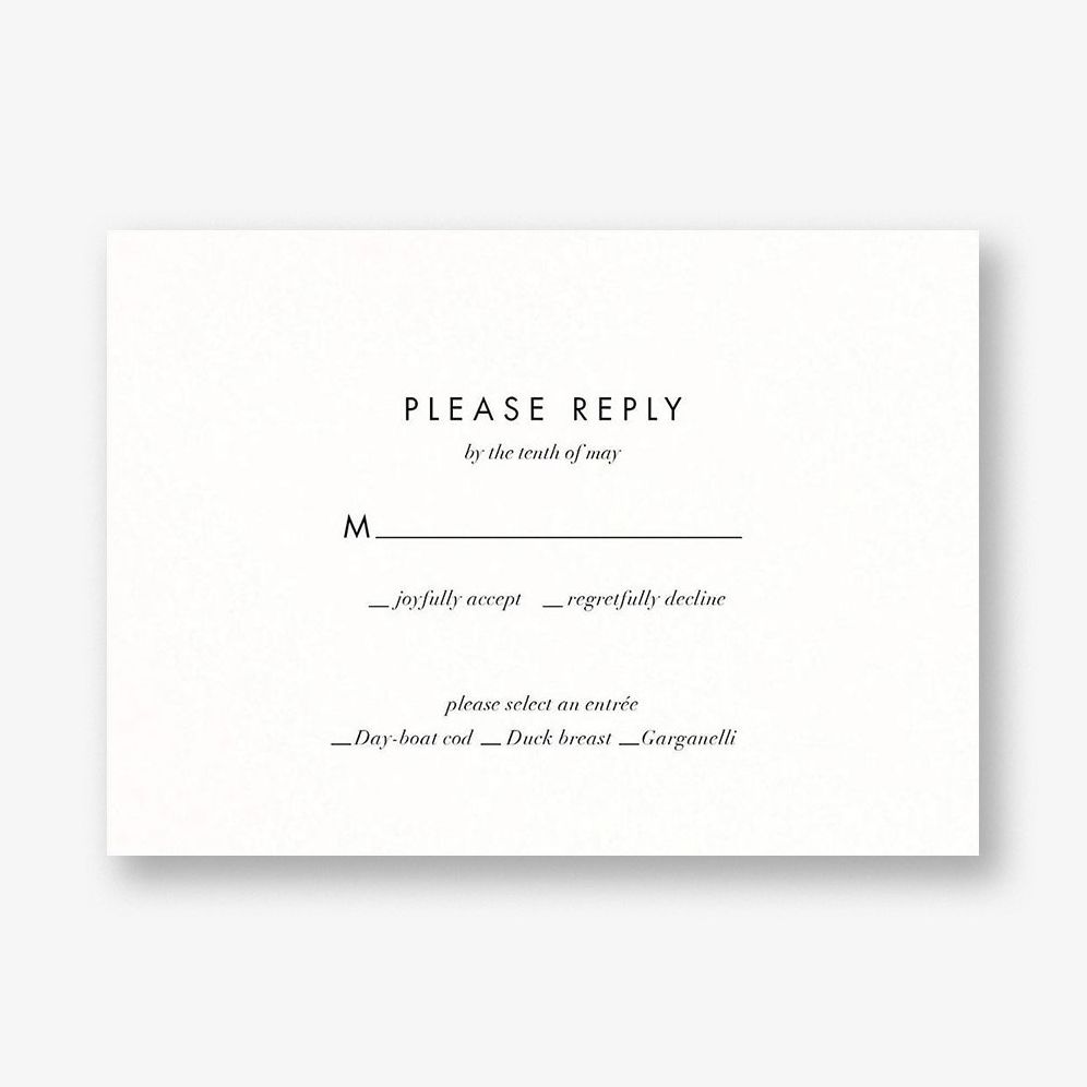 Spring Gatherings Response Card