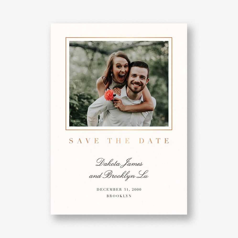 This Moment Foil Save the Date Card