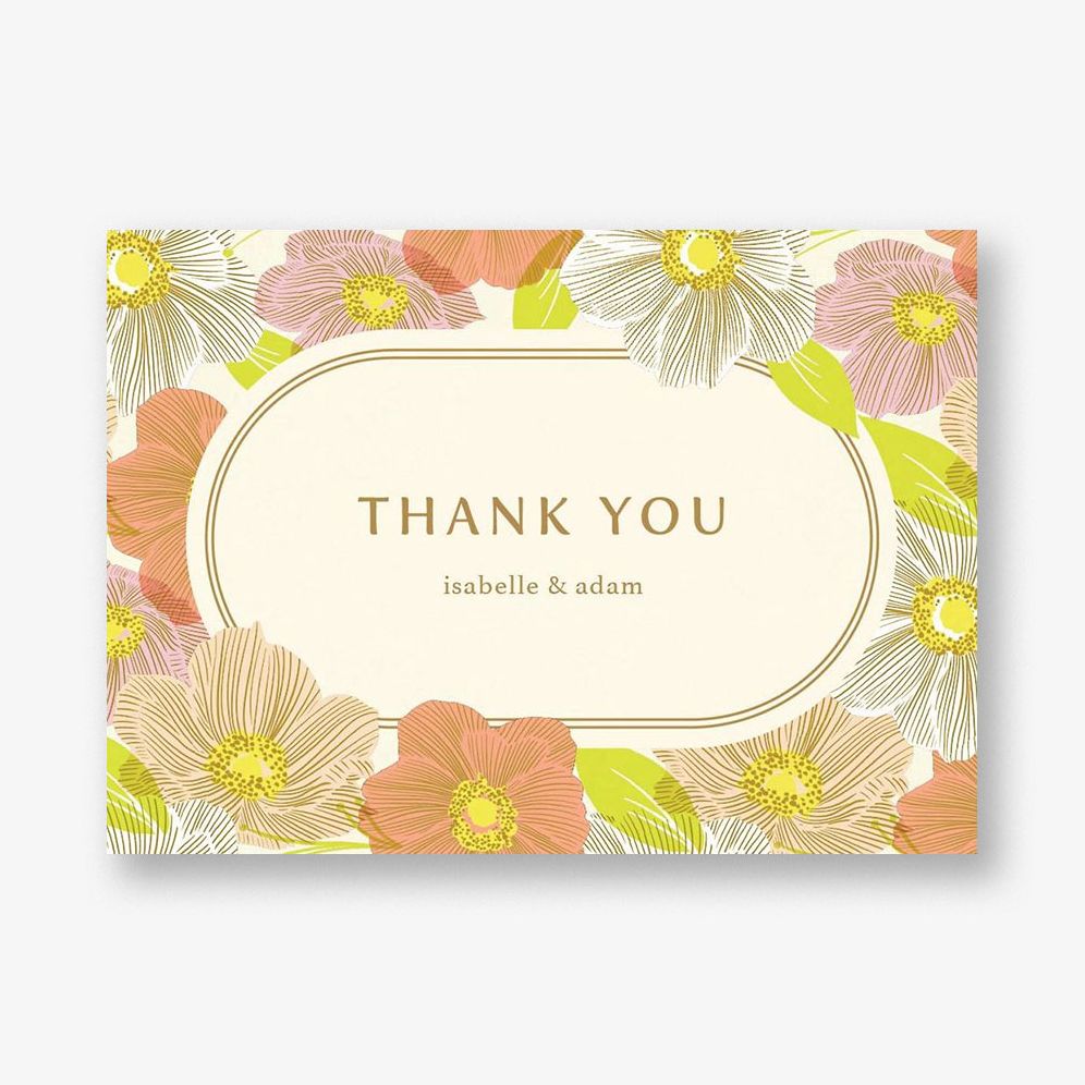 Anemone Poppy Stationery