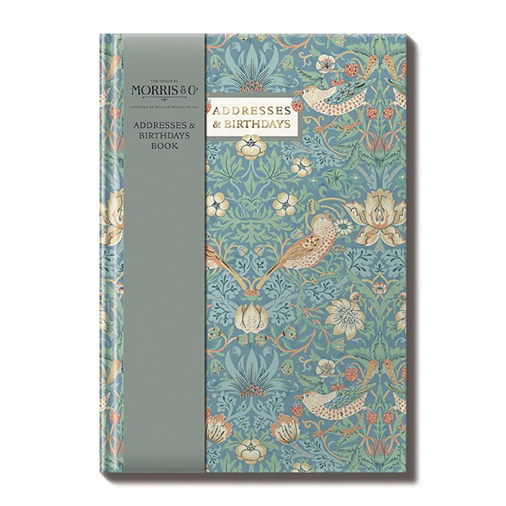 Morris & Co. Strawberry Thief Address Book