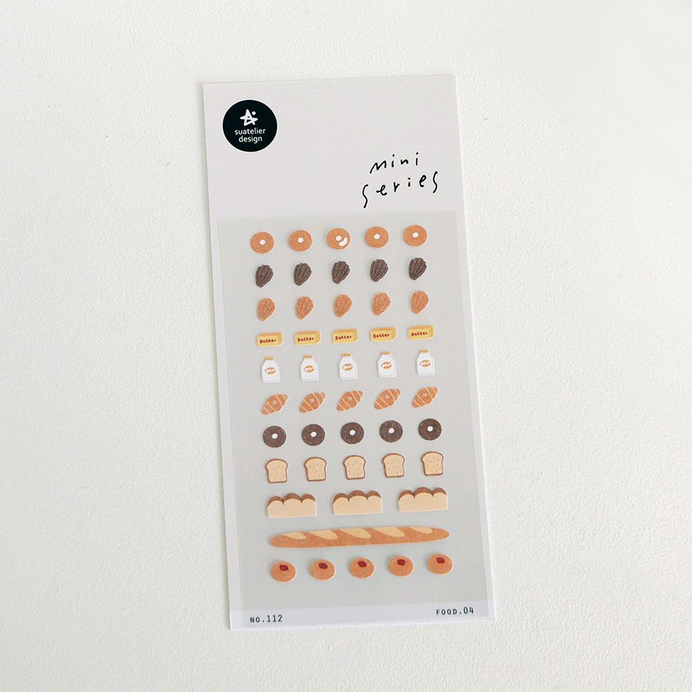 Suatelier Design Mini Stickers Bread