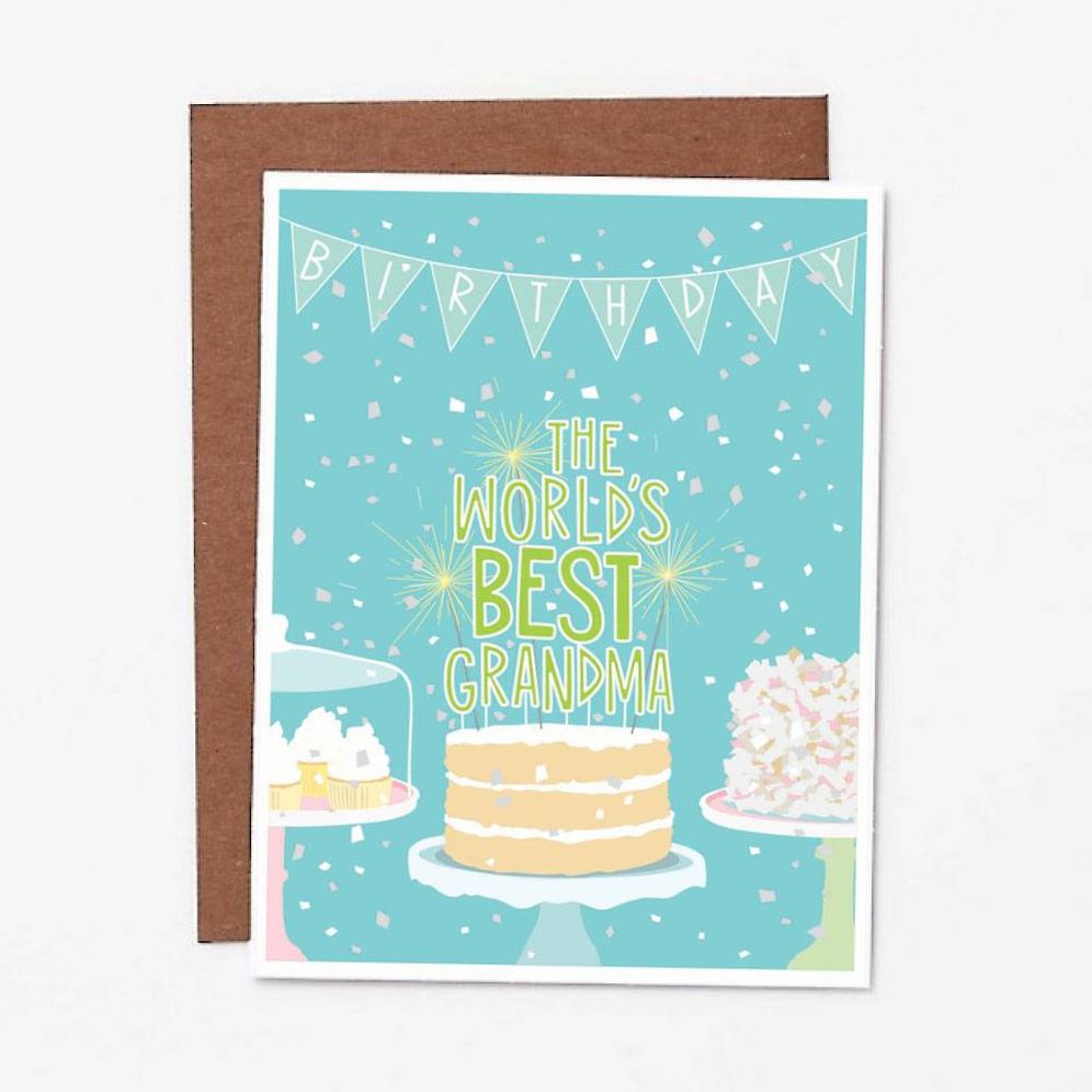 World's Best Grandma Birthday Card