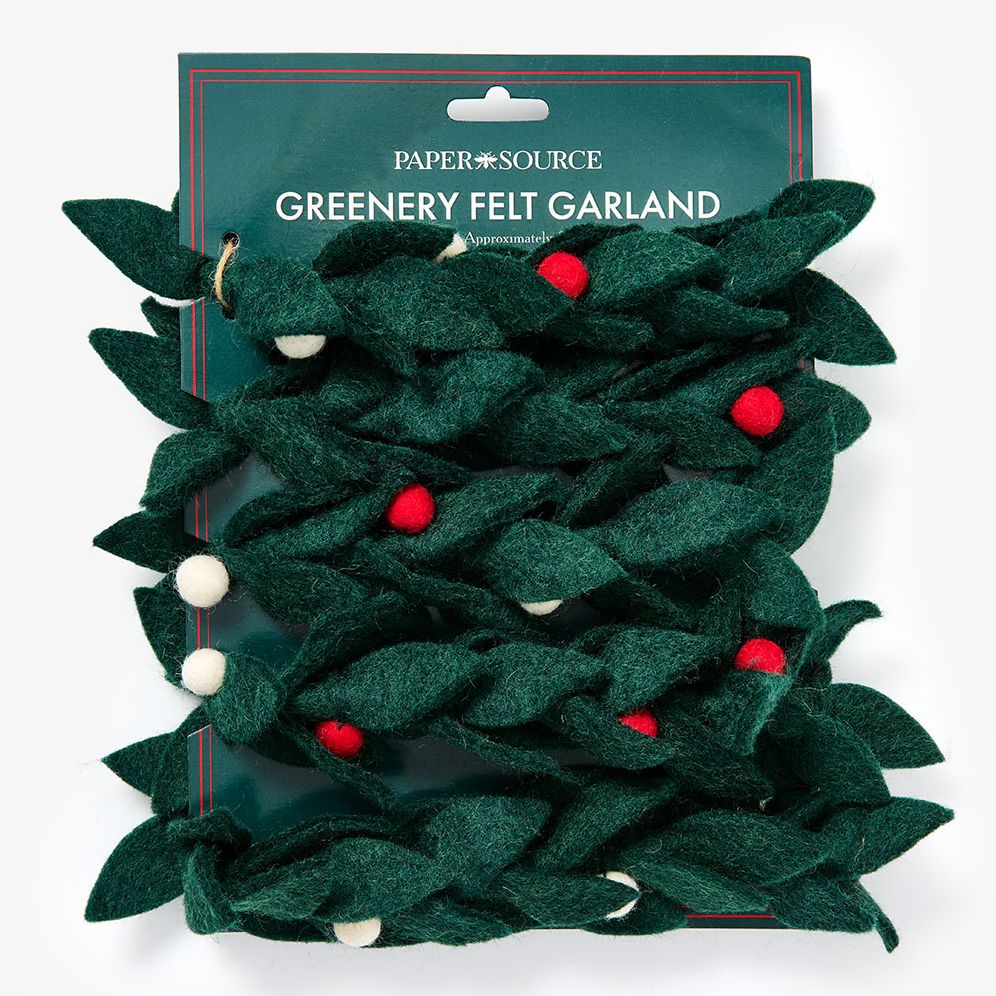 Greenery Felt Garland