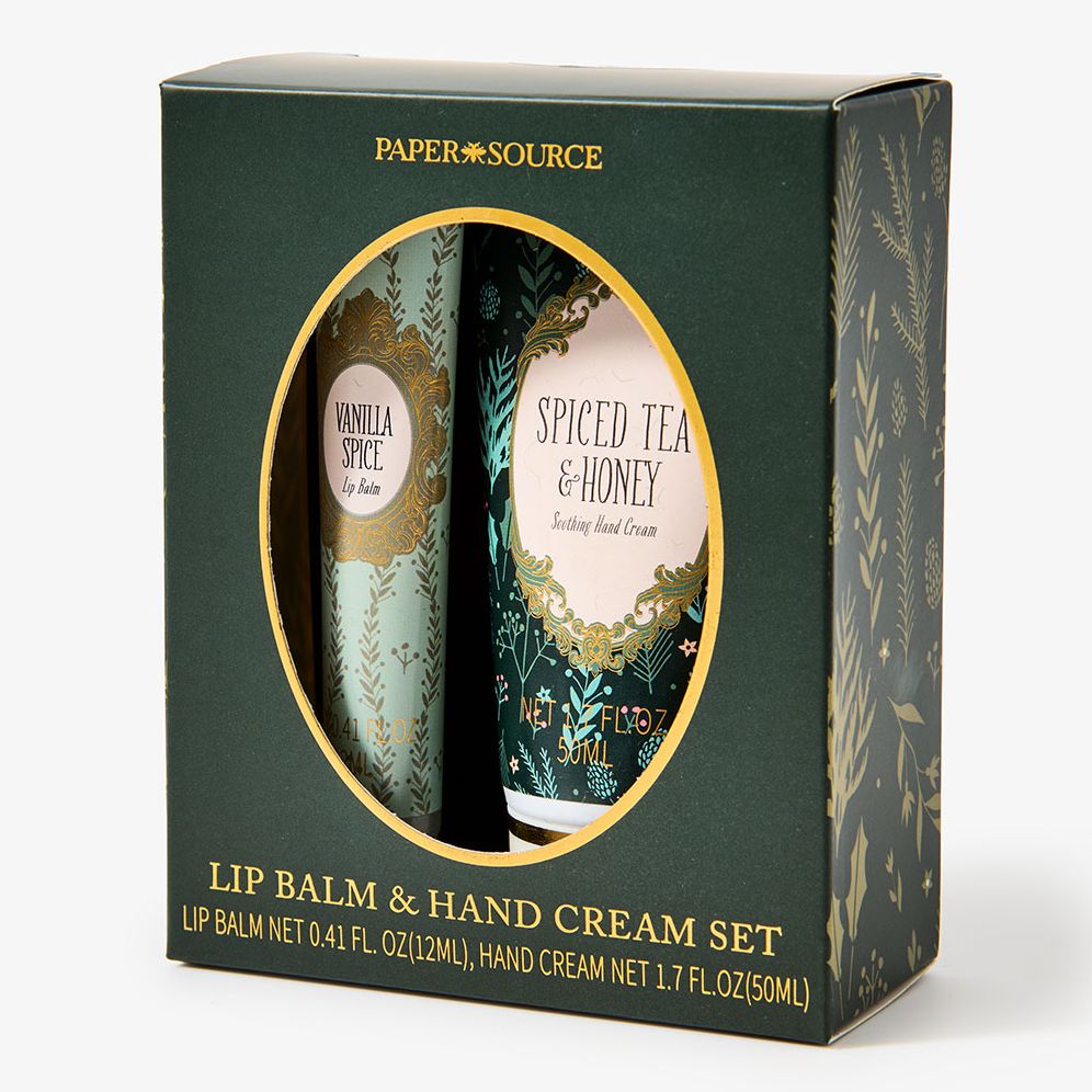 Hand Cream & Lip Balm Set