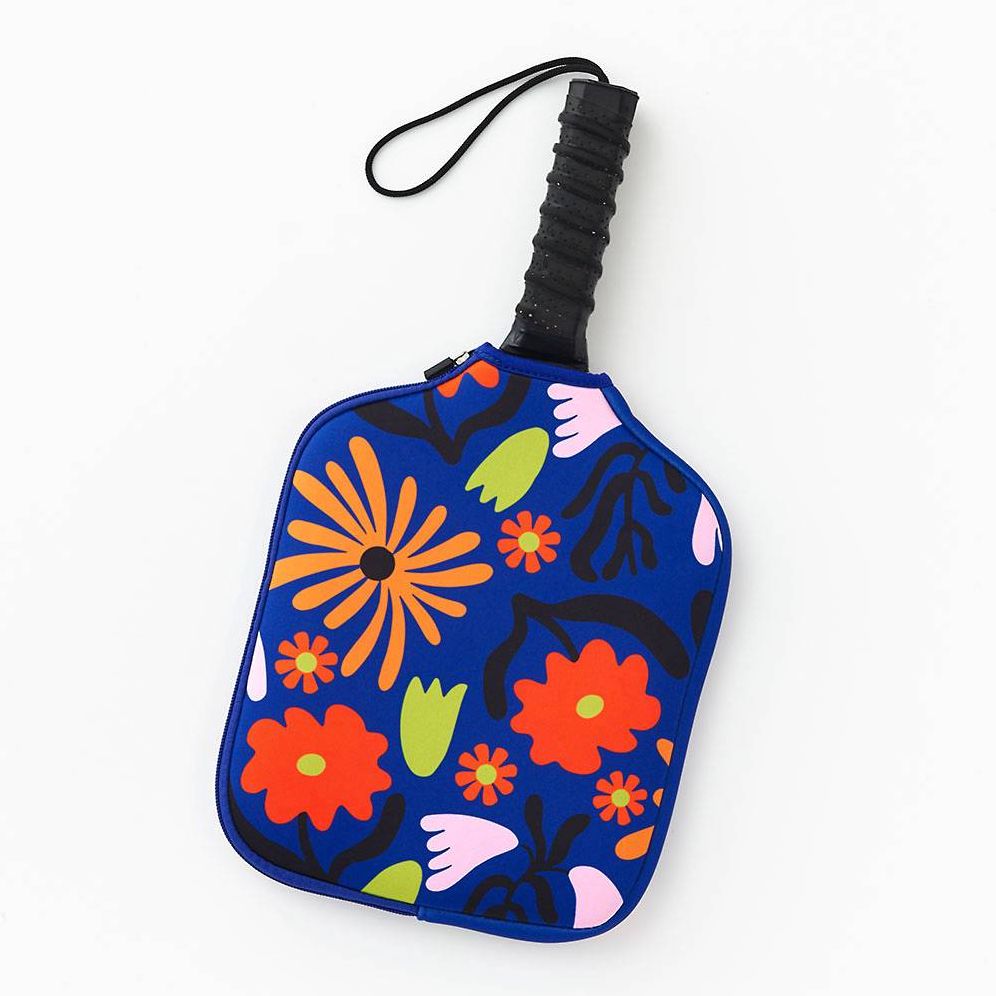 Bold Floral Pickleball Paddle Holder