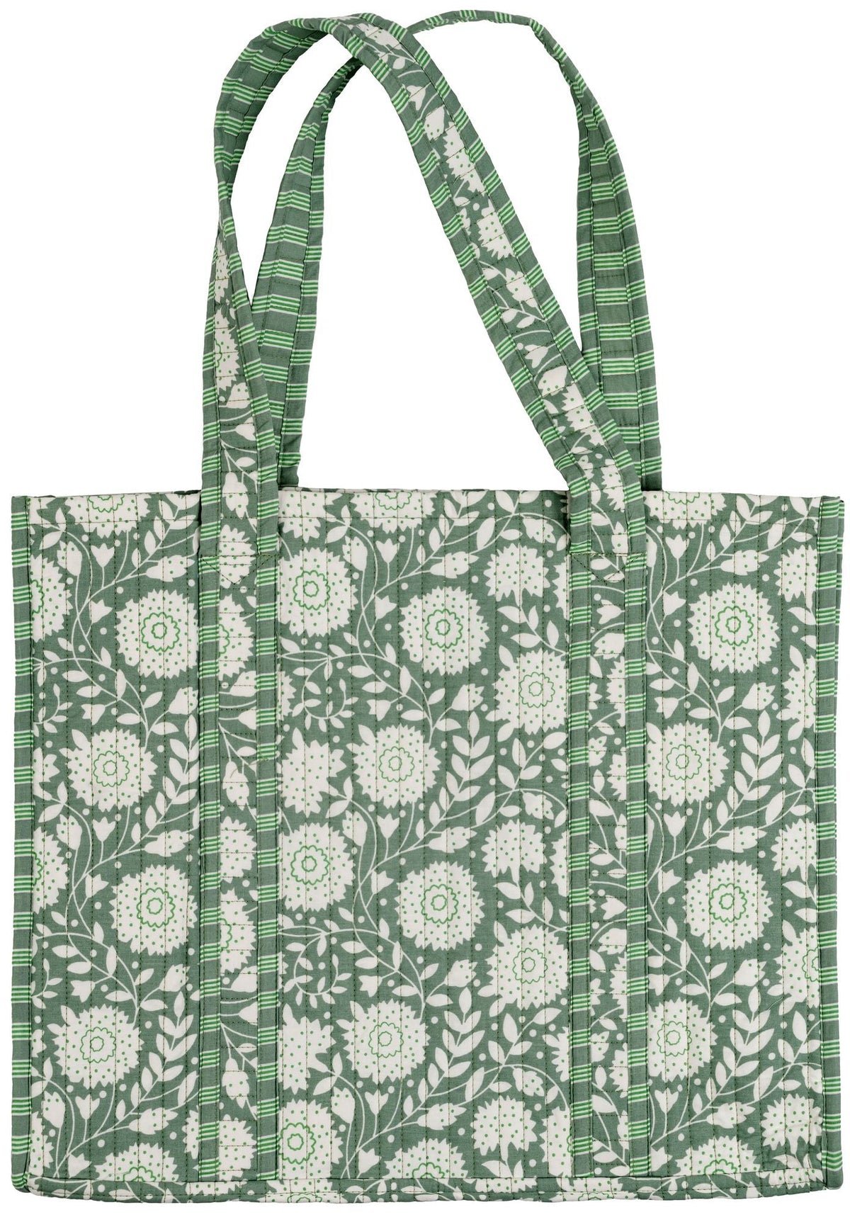 Quilt Tote- Green
