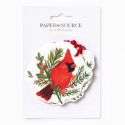 Elegant Holiday Bird Hang Tags S/10
