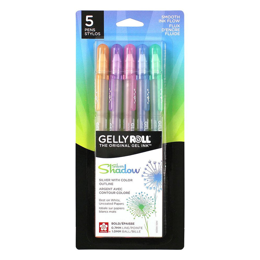 Sakura Gelly Roll Silver Shadow Pack