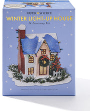 Winter Putz House & Accessory Kit