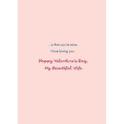 Favorite Part Wife Valentine's Day Card
