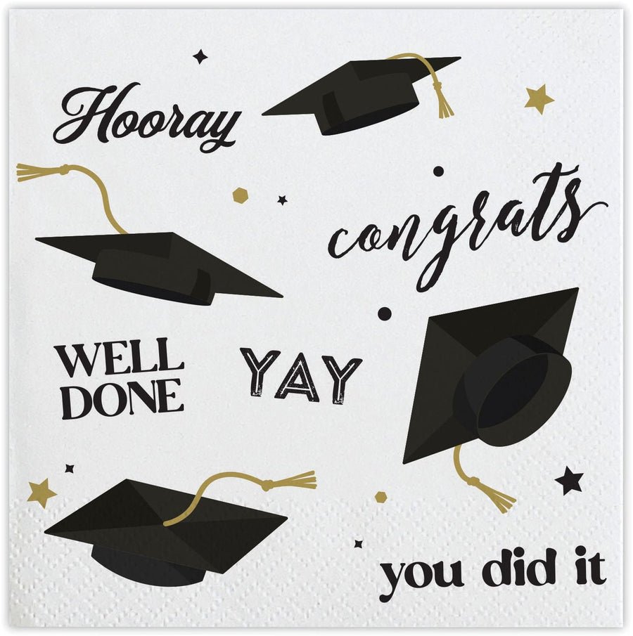 Grad Party Beverage Napkins