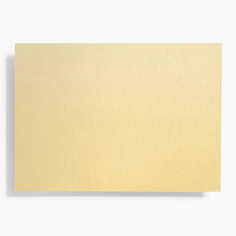 A6 Shimmer Gold Note Cards