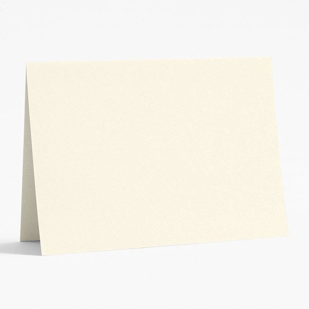 Luxe White A7 Folded Cards