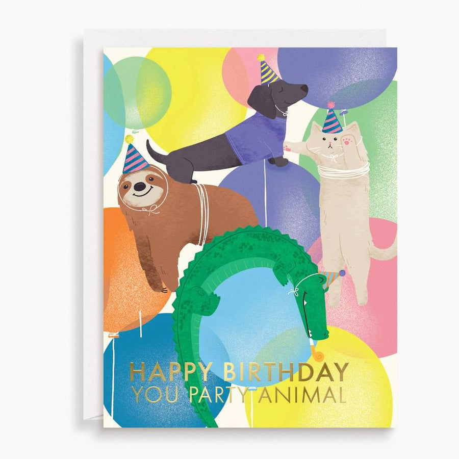 Party Animals Birthday Card