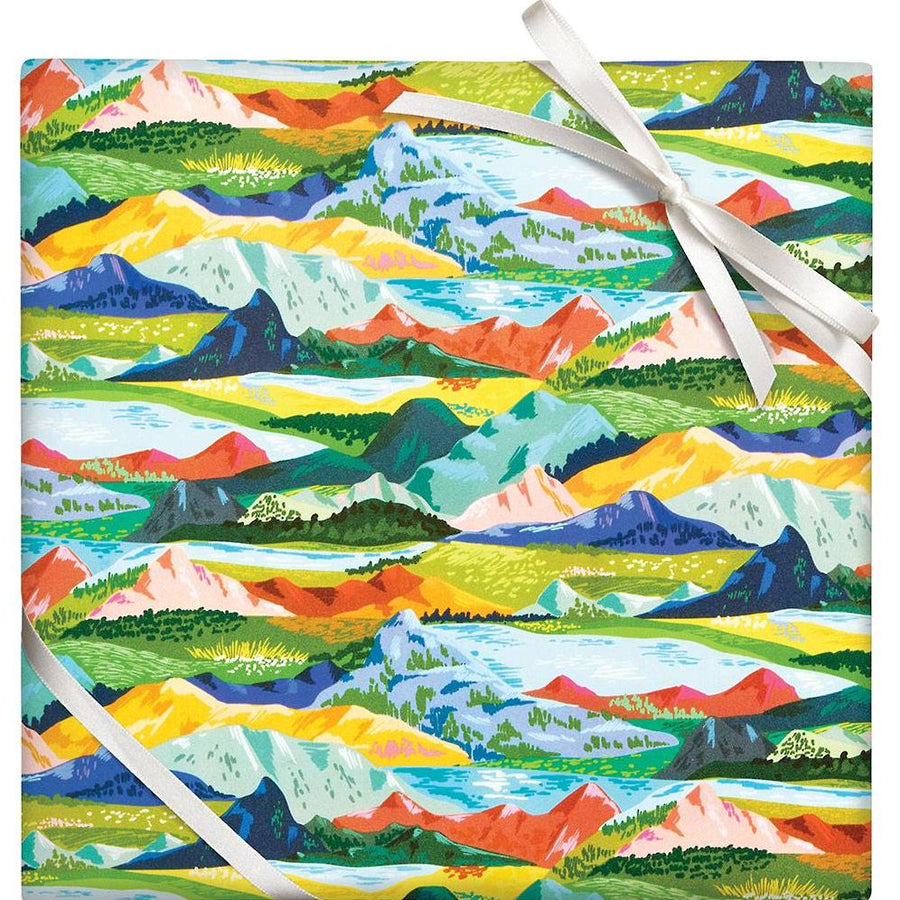 Colorful Mountain Stone Wrapping Paper